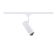 Modern white metal LED spotlight with adjustable head for flexible lighting solutions