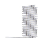 White flexible LED strip light with connector cable, energy-efficient indoor LED lighting solution