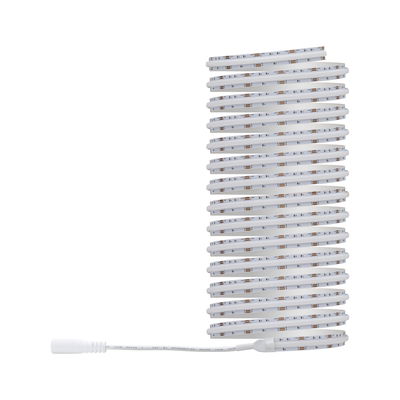 Witte flexibele LED-strip met aansluitkabel, energiezuinige LED-verlichting voor binnen