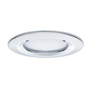 Rundes Einbau-LED-Leuchtmittel mit weißem Rahmen und milchigem Diffusor für energiesparende Beleuchtung