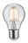 Filament 230 V LED-gloeilamp E27 470lm 4,3W 2700K Helder Klassieke LED-lamp met helder glas en zilveren voet voor energiezuinige verlichting