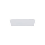 Rectangular white LED ceiling light made of plastic for modern indoor lighting