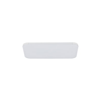 Rectangular white LED ceiling light made of plastic for modern indoor lighting