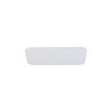 Rectangular white LED ceiling light made of plastic for modern indoor lighting