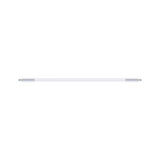 Long white LED tube with metal pins at both ends for energy-efficient lighting solutions
