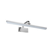 Moderne LED-Wandleuchte aus gebürstetem Aluminium in Silber für stilvolle Raumbeleuchtung