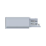 Boîtier en plastique blanc avec contacts métalliques et vis pour connexion électrique, accessoire LED