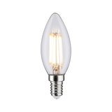 Ampoule LED claire en forme de bougie avec culot E14 et lumière blanc chaud pour éclairage décoratif