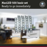 MaxLED 500 basic set with white LED strips and power supply for daylight home lighting