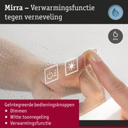 Vinger bedient geïntegreerd bedieningspaneel met verwarmingsfunctie en IP44 bescherming tegen nevel