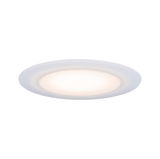 Ronde LED-plafondlamp van wit kunststof met warm wit licht voor moderne verlichting