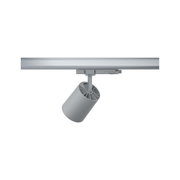 Modern grey metal LED spotlight on track system for flexible lighting solutions