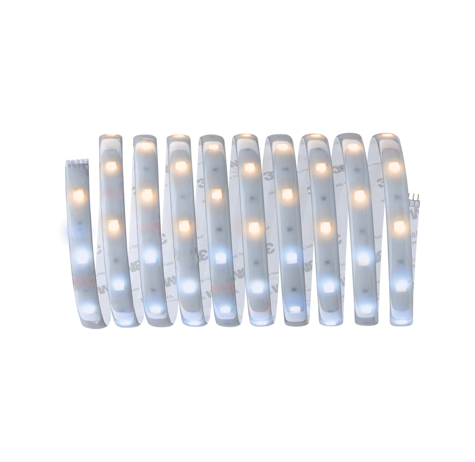 Flexibler LED-Lichtstreifen mit warmweißen und kaltweißen LEDs für vielseitige Beleuchtungslösungen