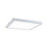 Modern square white LED ceiling panel with energy-saving lighting for indoor use