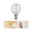 230 V Filament 3-Step-Dim LED Drop E14 250lm 2,7W 2700K dimmable Clear Dimmable LED bulb with E14 base offering 10 to 100 percent brightness for energy-efficient lighting