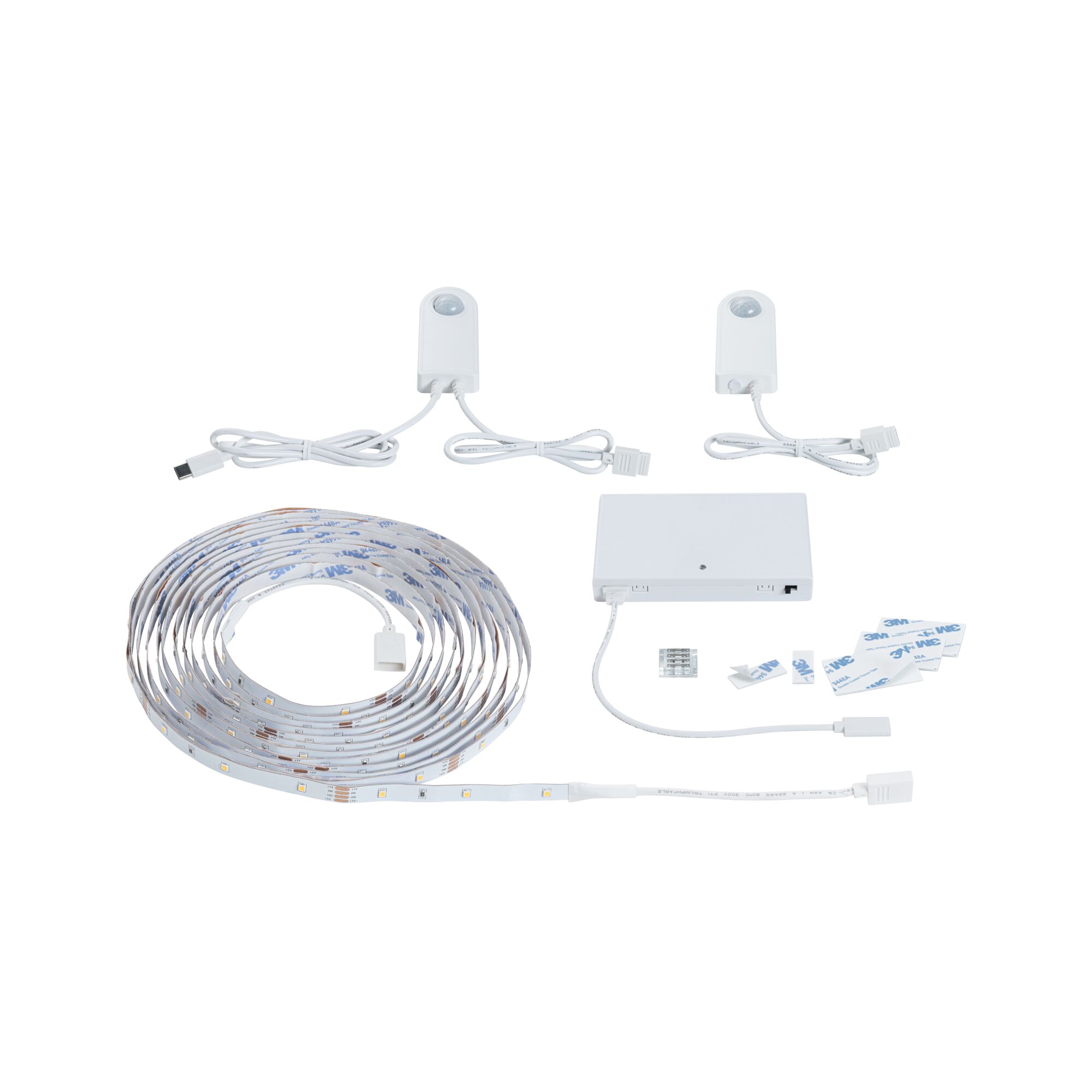 Listwy LED Zestaw czujników Oświetlenie klatki schodowej 5m 5W 180lm/m 30 LEDs/m 3000K Listwy LED Zestaw czujników Oświetlenie klatki schodowej 5m 5W 180lm/m 30 LEDs/m 3000K