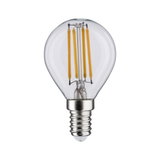 Petite ampoule LED filament avec verre transparent et culot E14 pour éclairage économique