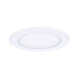 Rundt hvidt LED-indbygningspanel i plastik til energieeffektiv loftbelysning