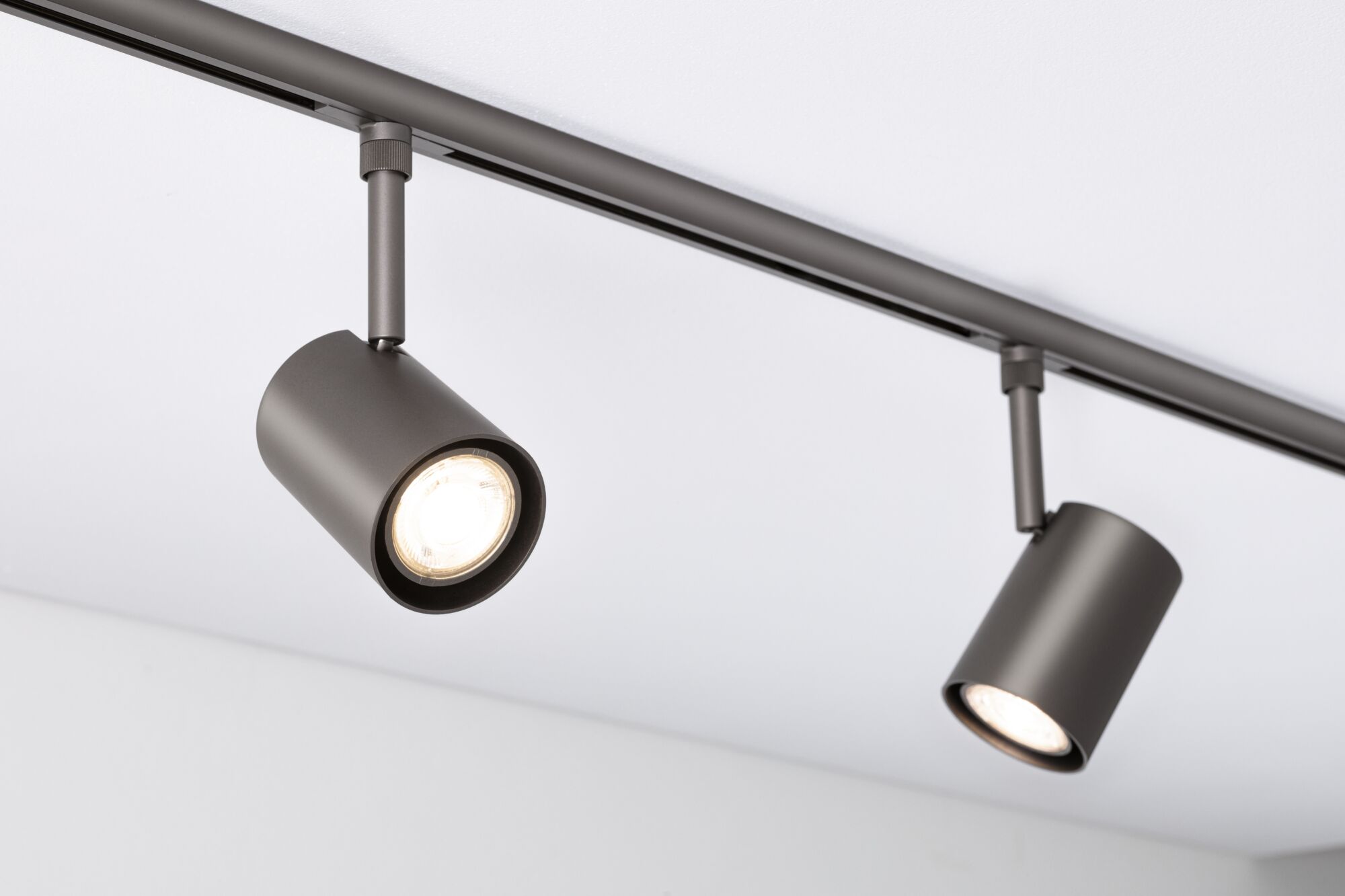 URail Schienenspot Luxe GU10 max. 10W dimmbar 230V Titanium
