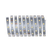 Flexibler LED-Streifen in Silber mit warmweißen LEDs für dekorative Beleuchtung und Lichtakzente