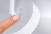 Finger adjusting white LED ceiling spotlight with selectable color temperatures 2700K, 3000K, 4000K