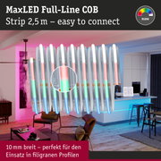 MaxLED Full-Line COB RGBW LED-Strip 2,5 m breit für filigrane Profile in Wohnräumen