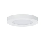 Rundes weißes LED-Deckenpanel mit flachem Design aus Kunststoff für moderne Innenbeleuchtung