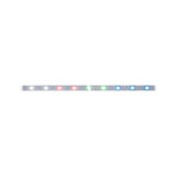 LED strip light with multicolored LEDs in white, red, green, and blue for versatile lighting