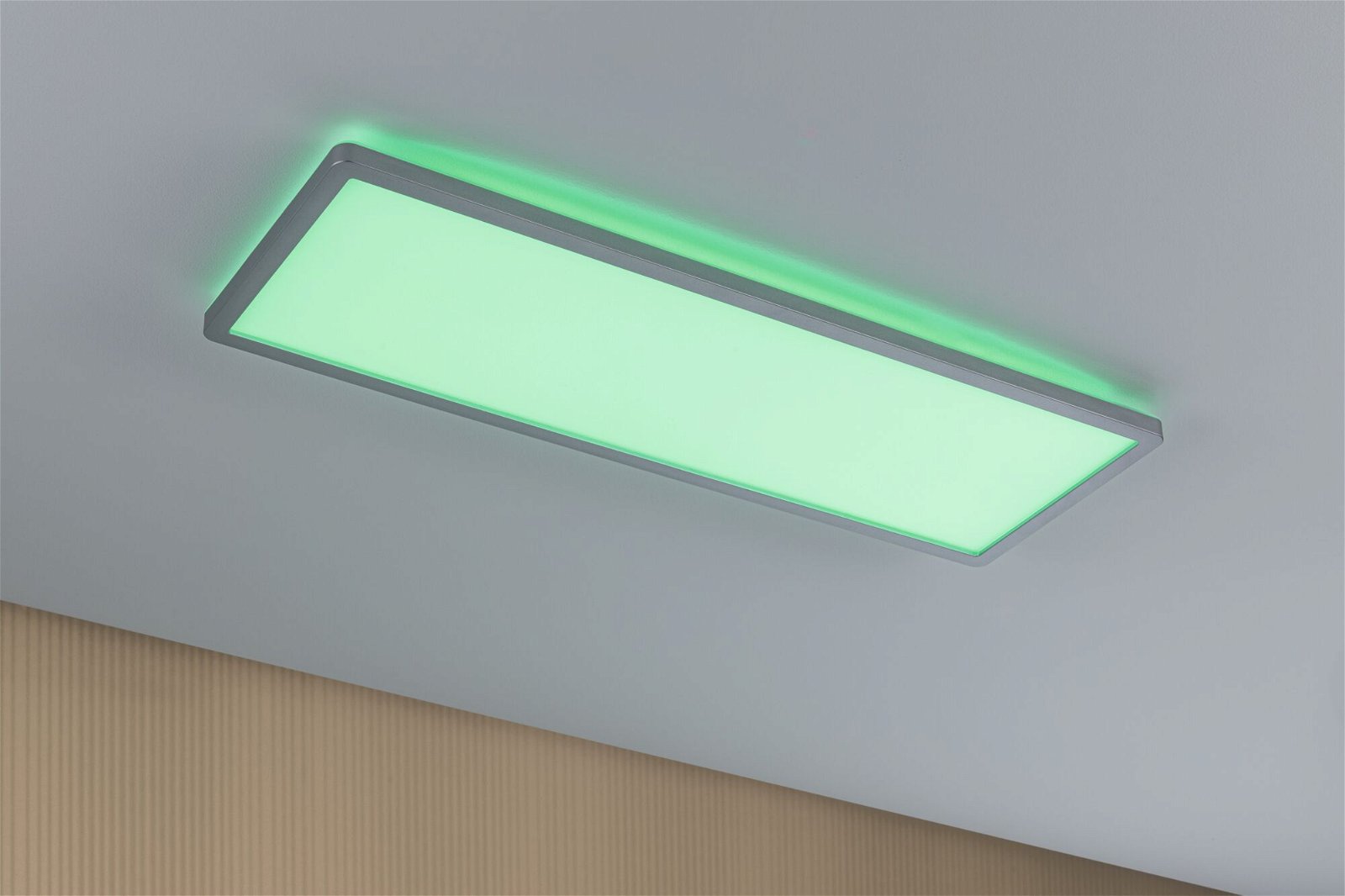 LED Panel Atria Shine eckig 580x200mm RGBW Chrom matt dimmbar