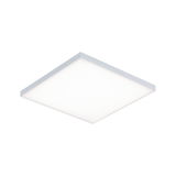 Square white LED ceiling light with energy-saving illumination for living spaces