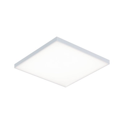 Square white LED ceiling light with energy-saving illumination for living spaces