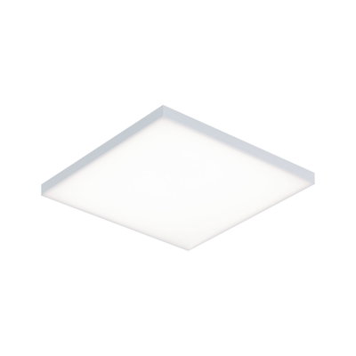 Plafonnier LED carré blanc avec éclairage économique pour espaces de vie