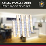 Bande LED MaxLED 1000 en blanc chaud avec bande flexible pour éclairage LED extensible