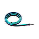 Bande LED flexible noire avec éclairage multicolore pour décoration intérieure moderne