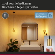 Moderne badkamerverlichting met IP44 spatwaterbescherming, geschikt voor vochtige ruimtes