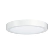 Runde weiße LED-Deckenleuchte mit mattem Diffusor aus Kunststoff für moderne Innenräume