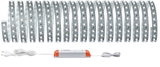 Flexibele LED-strip met wit-oranje voeding voor veelzijdige verlichtingsoplossingen.