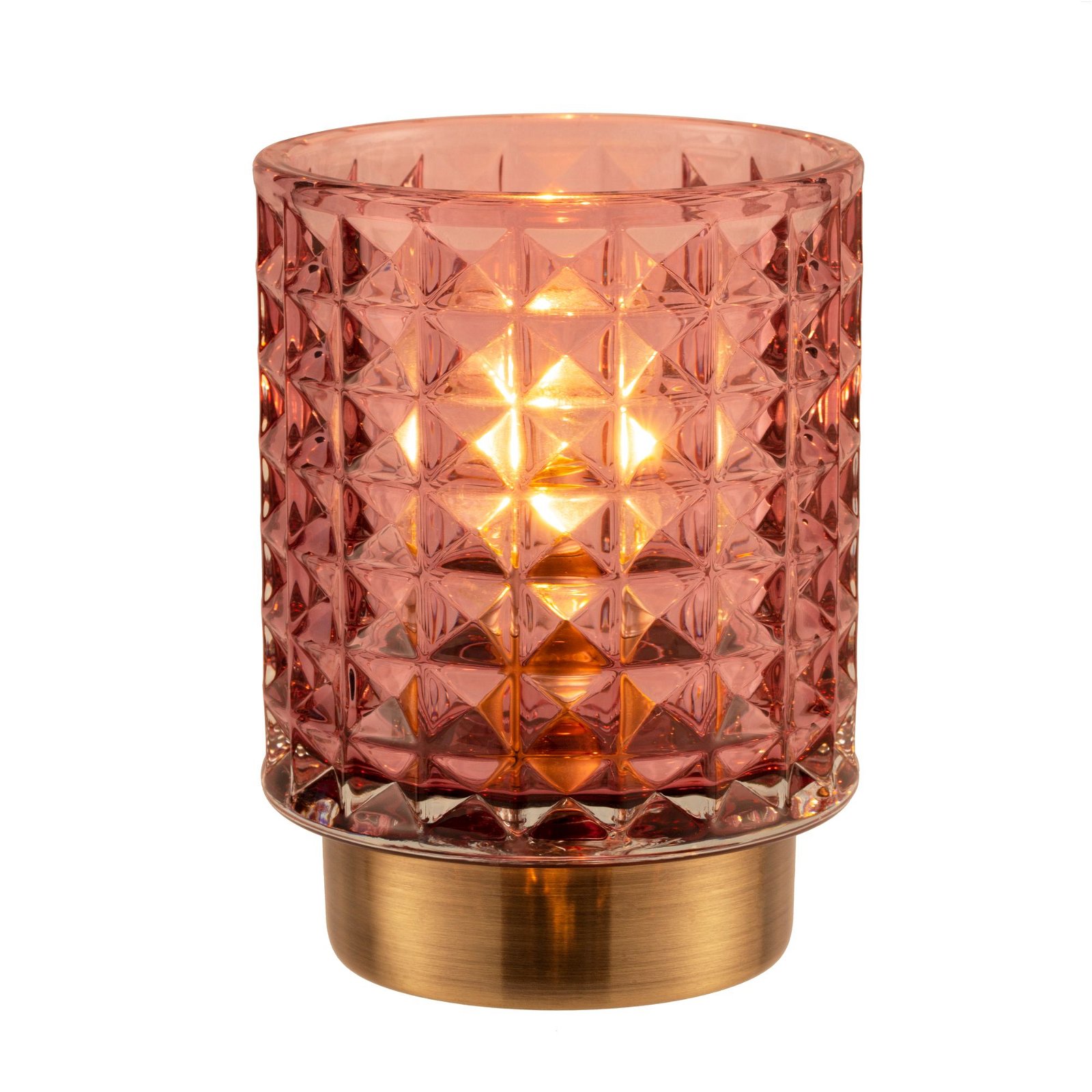 Pauleen LED-tafellamp Cute Glamour E14 2700K 15lm 0,4W Rose/Messing
