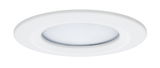 Rond wit LED-inbouwpaneel met matte diffuser voor energiezuinige plafondverlichting