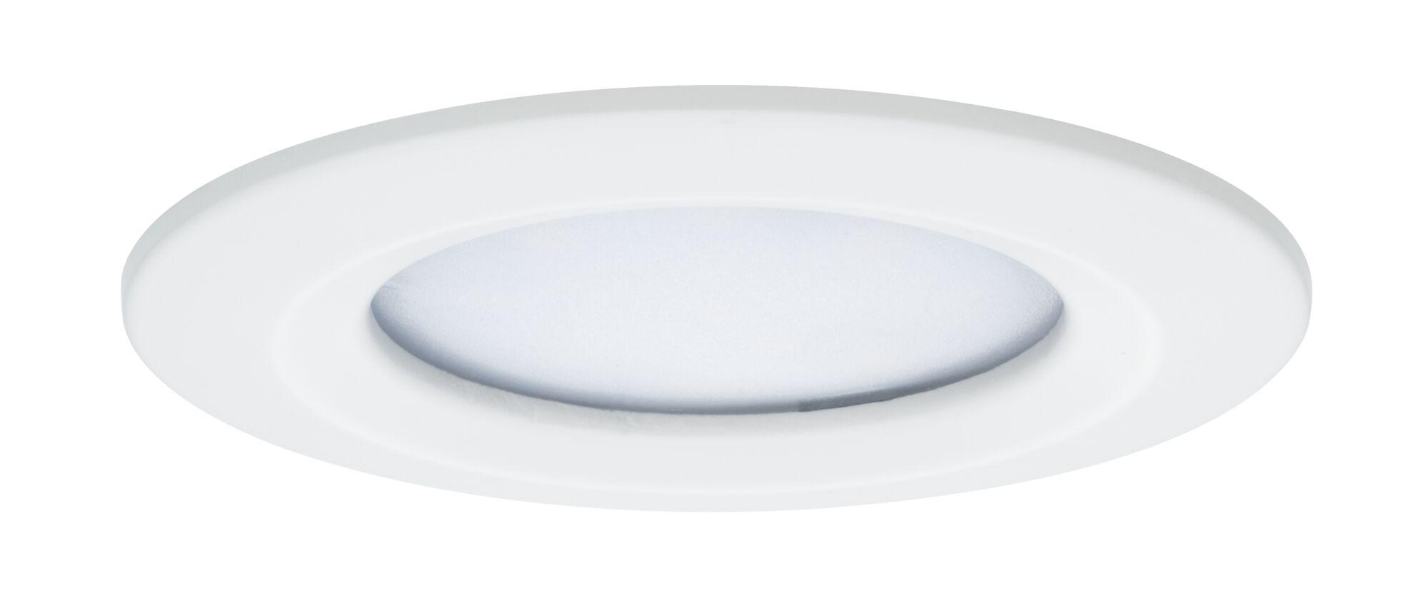 Rundes weißes LED-Einbaupanel mit mattem Diffusor für energiesparende Deckenbeleuchtung