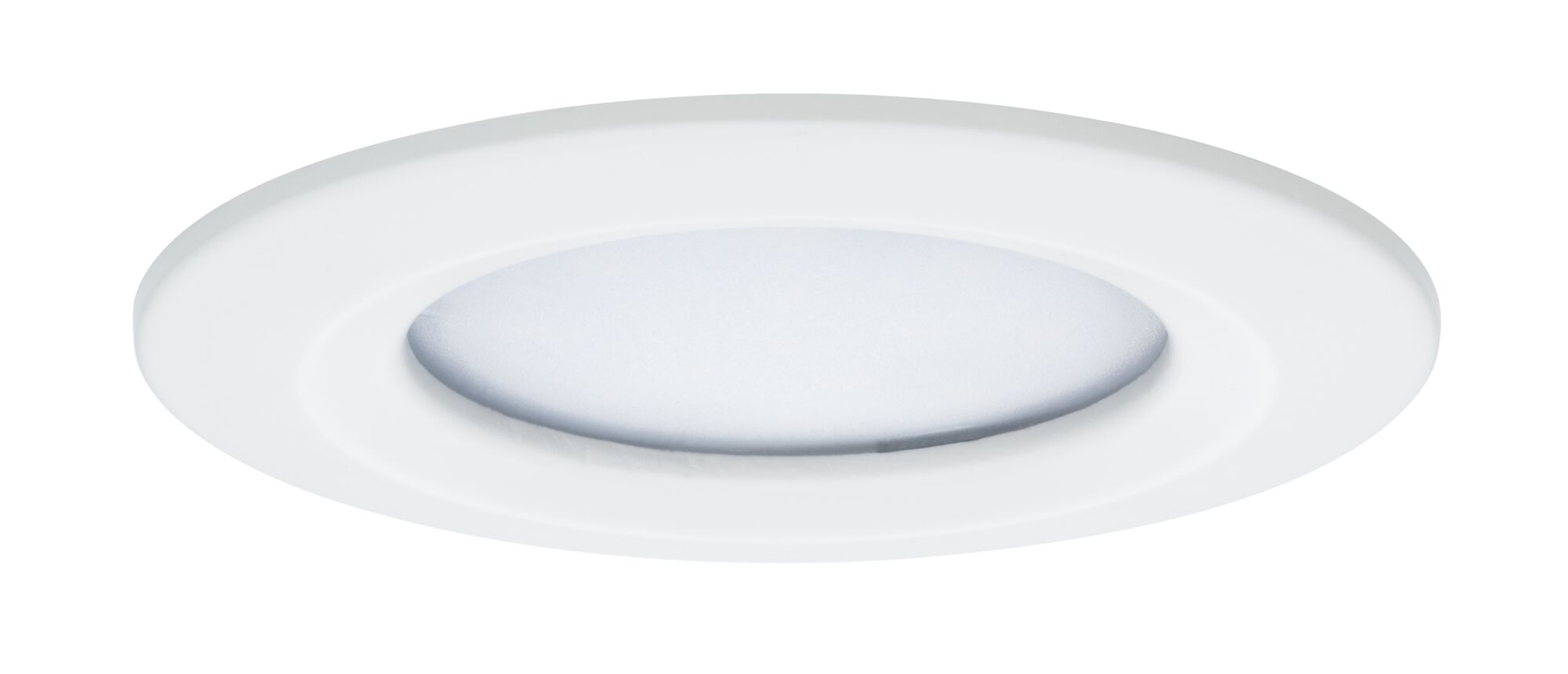 Rundes weißes LED-Einbauleuchtmittel mit mattem Diffusor für energiesparende Raumbeleuchtung
