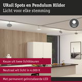 Moderne witte LED-plafondspots met neutraal wit licht 4000K voor sfeervolle verlichting