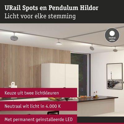 Moderne witte LED-plafondspots met neutraal wit licht 4000K voor sfeervolle verlichting