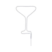 Weißes LED-Neonlicht in Cocktailglasform aus flexiblem Material für moderne Raumbeleuchtung
