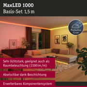 MaxLED 1000 LED-Lichtleiste 1,5 m mit Schutzabdeckung in Wohnzimmer für Raumbeleuchtung