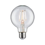 Classic LED light bulb with clear glass and E27 base for energy-efficient lighting solutions