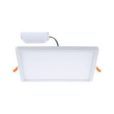 Rectangular white LED recessed panel with driver, energy-saving indoor ceiling light