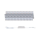 Flexible white LED strip light with power supply for modern indoor lighting and decoration