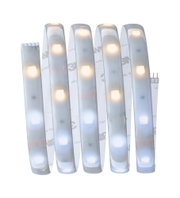 Bande LED flexible avec LEDs blanc chaud et blanc froid pour éclairage polyvalent