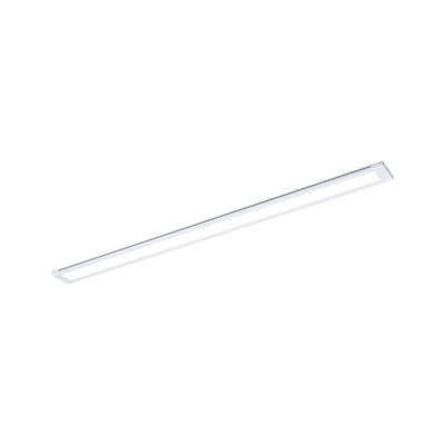 Plafonnier LED blanc mince en plastique pour éclairage intérieur moderne